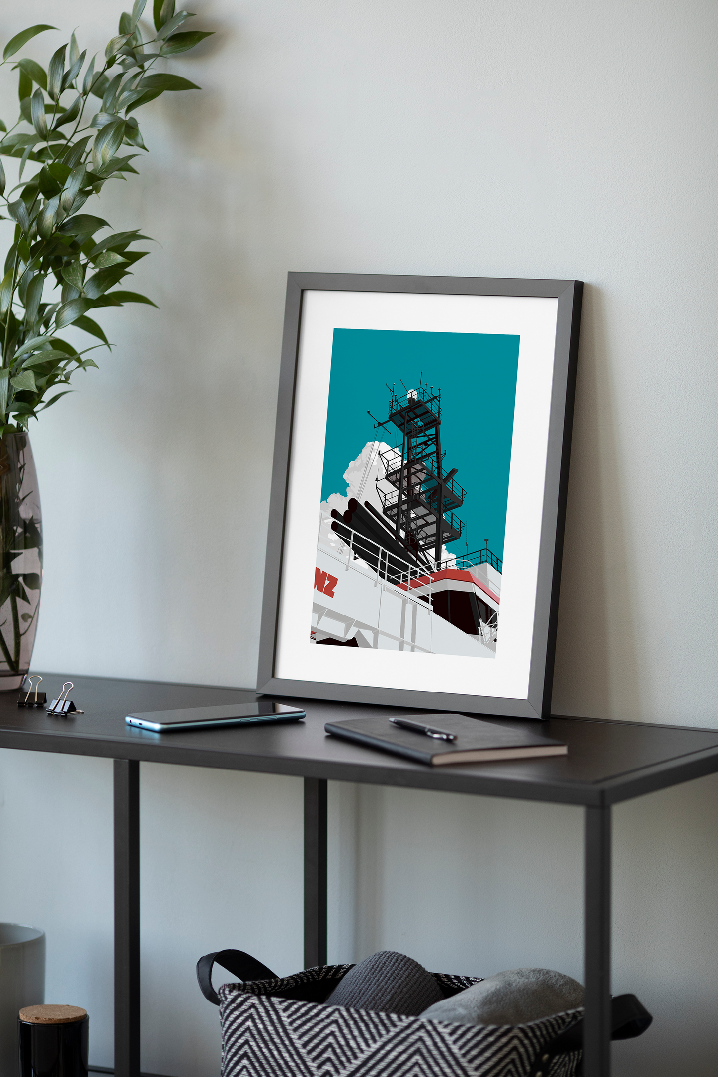 AETHR | Affiche Cherbourg | Mer & Bateaux - 30 ex