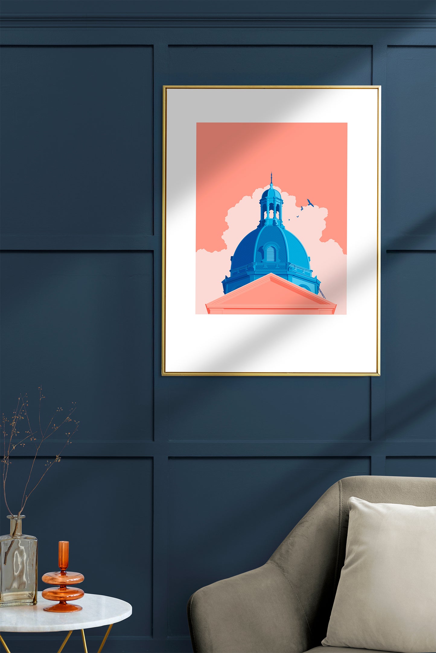 Le Dôme | Affiche Cherbourg | Emblèmes de Cherbourg - 30 ex