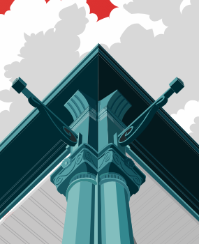 Les halles | Affiche Cherbourg | Emblèmes de Cherbourg