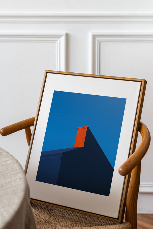 Rue Emmanuel Liais | Affiche Cherbourg | Toits de Cherbourg