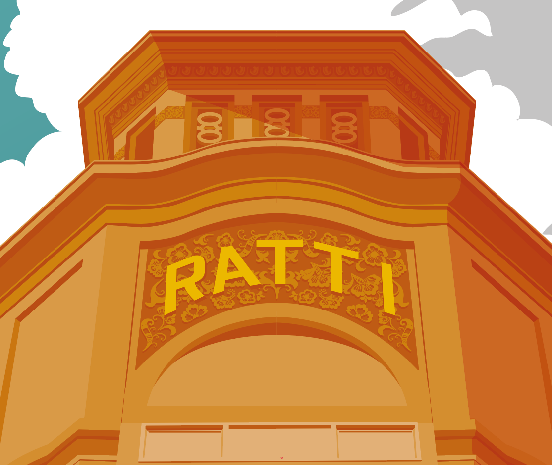 Ratti | Affiche Cherbourg | Emblèmes de Cherbourg
