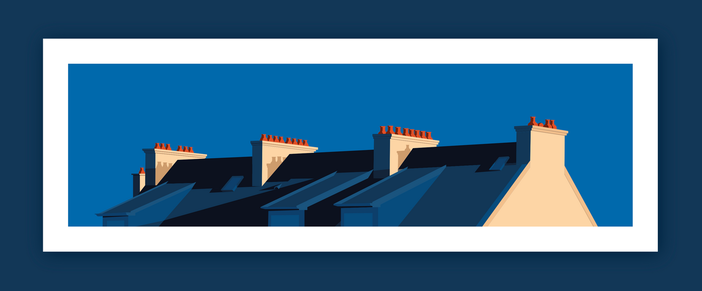 Rue Gambetta | Toits de Cherbourg - 30 ex - Panoramique