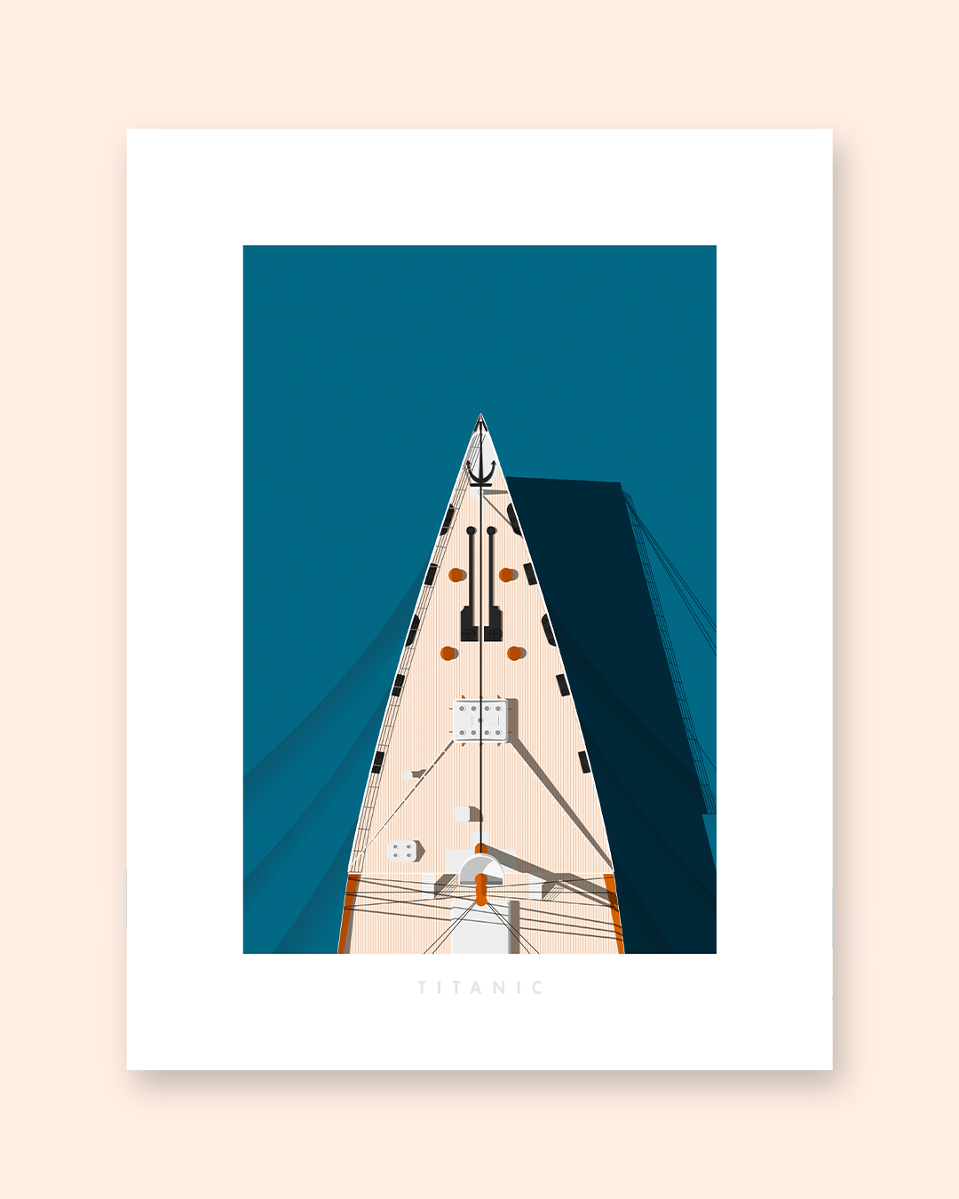 Titanic n°1 | Affiche Cherbourg | Edition limitée 30 ex